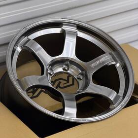 Volk Racing Wvdew00ksi Te37 Large Pcd 2 Pro Shining Light Metal 18x9 6x139.7 4 Wheels