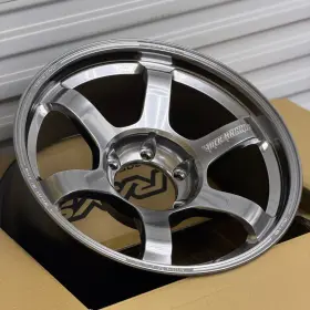 Wvdew00ksi Volk Racing Te37 Large Pcd 2 Pro Shining Light Metal 18x9 6x139.7 4 Wheels