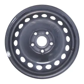 1k0601027cb03c Volkswagen 15x6 18 Hole Used Steel Wheel Painted Black Whl-69893