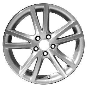 1k5071497666 Volkswagen 17x7 5 Double Spoke Refurbished Alloy Wheel Machined And Painted Silver 560-69852