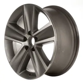 3c0601025apqq9 Volkswagen 18x8 5 Spoke Used Aluminum Wheel Machined And Painted Gray Metallic Whl-69967