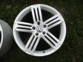 5k0601025h Volkswagen 18ftft Golf Gti Silver Oem Factory Wheel Talladega 69942 2012-2014 #4