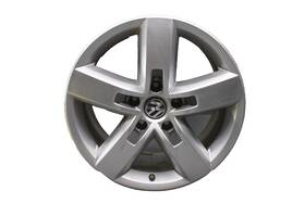 Volkswagen 7p6601025d 11-16 Vw Touareg 8.5 19 19ftft 5-spoke Alloy Wheel Rim Oem