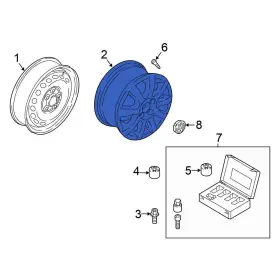 5gm601025adfzz Volkswagen Oe For Jetta 2022-2024 Wheel 5gm601025adfzz Volkswagen Oe For Jetta 2022-2024 Wheel