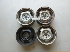 1229735 Volvo 240 Wagon Set Of 4 Steel Wheel Rim 14x5.5 5 Spoke Fits 1989-1993 89 90 91