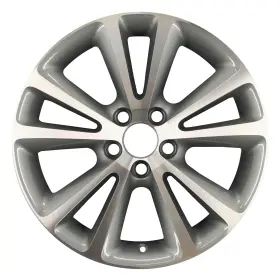 70375 Volvo 196743130866 Reconditioned Oem Aluminum Wheel 17x7.5 Fits 2010-2013 C70