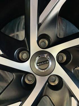 Volvo 32327148 Oem Rims 20 Inch 5 Lug Alloy Wheel Xc 40 Double Spoke Black Diamond Cut