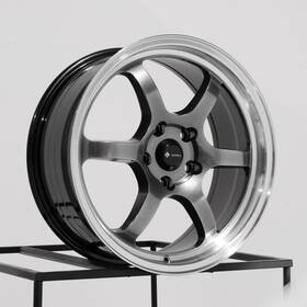 Vors Lt61177551435hb One 17x7.5 Lt61 5x114.3 35 Hyper Black Wheel Rim 73.1