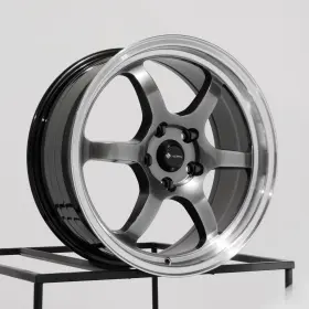 Lt61177551435hb Vors One 17x7.5 Lt61 5x114.3 35 Hyper Black Wheel Rim 73.1