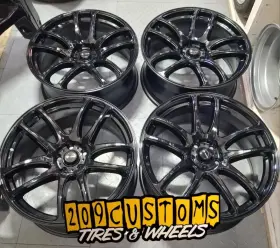 Tr04209551435bk Vors Tr04209551435bk/512 4-new 20 Inch Tr4 Wheels 20x9.5 5x112 35 Black Rims 73.1