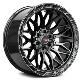 5032094418bdctr Vortek Vrp-503 Inferno Wheels 20x9 18 5x150 110.3 Black Rims Set Of 4