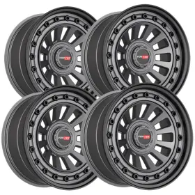 7021795712mgmbl Vortek Set Of 4 Vrd-702 17x9 6x135/6x5.5 Inch 12mm Gunmetal Wheels Rims 17