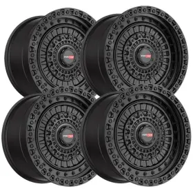 7032095630mb Vortek Set-4 Vrd-703 20x9.5 8x6.5 Inch /8x170 0mm Matte Black Wheels Rims 20