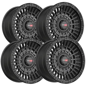 7051795712mb Vortek Set-4 Vrd-705 17x9 6x135/6x5.5 Inch 12mm Matte Black Wheels Rims 17