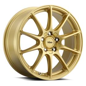 Voxx 775-5001-40 17x7.5 Cotto Gold Wheels 5x100/5x4.5 40mm Set Of 4