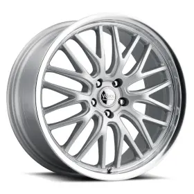880-5108-45 Voxx Masi Rim 18x8 5x108 Offset 45 Silver Mirror Mach Lip Quantity Of 1