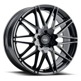 Voxx 985-5008-40 Gb-4n Nice 19x8.5 40 Gloss Black Wheel Rim 5x108 5x114.3 Qty 4