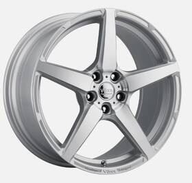 Voxx 985-5120-35 Modena Rim 19x8.5 5x120 Offset 35 Silver Machined Face Set Of 4 - Used