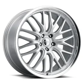 995-5114-42 Voxx Masi 19x9.5 42 Silver Mirror Mach Lip Wheel Rim 5x114.3 5x4.5 Qty 4