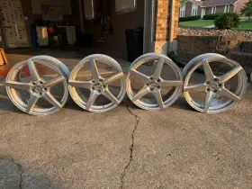 Voxx-l1a Voxx Used 19-inch Modena Rims Set Of 4... Color Silver Machined Face