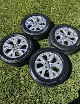 Vw 5na601025ar Genuine Tiguan Ii And Allspace 18 Inch Frankfurt Alloy Wheels Rims Set