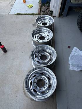 Weld 286507391966 Racing Rims Typhoon 16.5 X 9.75 8 Lug 6.5