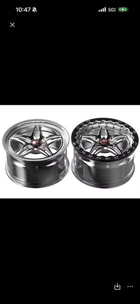 Weld 65838374 5x120.65 Corvette Wheels Beadlocks In The Rear 18 Inch All Around