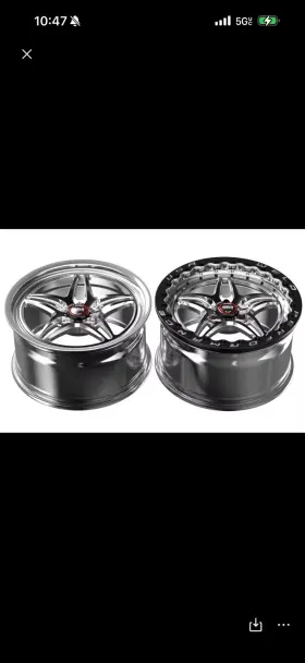 65838374 Weld 5x120.65 Corvette Wheels Beadlocks In The Rear 18 Inch All Around