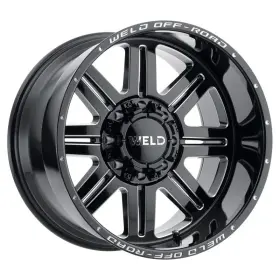 W10389082500 Weld Off-road Chasm W103 18x9 8x165.1 Offset Gloss Black Milled Qty Of 4