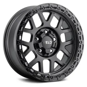 W10478532625 Weld Off-road Cinch W104 Wheels 17x8.5 38 5x127 71.5 Black Rims Set Of 4