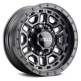 Weld Off-road W11979018501 Off-road Crux W119 Wheels 17x9 8x180 124.3 Black Rims Set Of 4