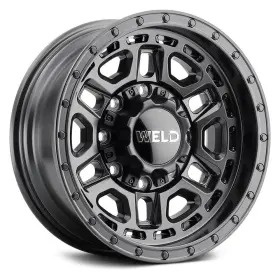 W11979018501 Weld Off-road Crux W119 Wheels 17x9 8x180 124.3 Black Rims Set Of 4