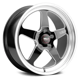 S10488565p38 Weld Performance S104 Ventura Wheels 18x8.5 38 5x114.3 Black Rims Set Of 4