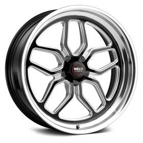 Weld Performance S1527c063n26 S152 Laguna Drag Wheel 17x5 -26 5x120.65 Black Single Rim