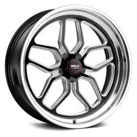 S1527c063n26 Weld Performance S152 Laguna Drag Wheel 17x5 -26 5x120.65 Black Single Rim