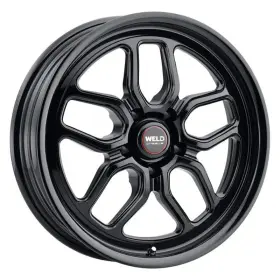 S1588c067n23 Weld Performance S158 Laguna Drag Wheels 18x5 -23 5x114.3 Black Rims Set Of 4