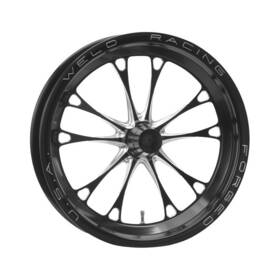 Weld Racing 84b-15001 V-series Front Drag Wheel 15x3.5 In Black Aluminum With Strange