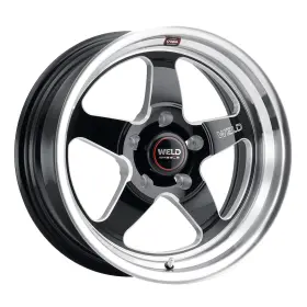 S10478021p38 Weld Racing 4 New 17x8 Performance Ventura Gloss Black Milled 5x120 Et38 Wheel Rim
