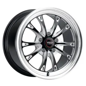 S15770045p40 Weld Racing 1 New 17x10 Performance Belmont Drag Black Milled 5x112 Et40 Wheel Rim