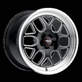 Weld Racing S16070022p42-1n Wheels Solana Drag 17x10 42 Gloss Black Milled 5x120 Qty 1