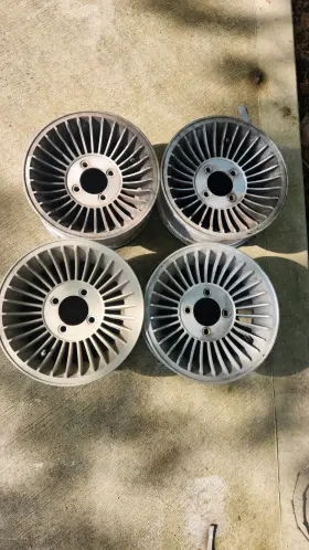 9879879870 Western Wheel 4 Turbine Rims Bolt Pattern 4x114.3mm 4x4.5 Inch Size 14 5.5