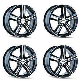Wheel One 3262-6711b Set 4 16 Inch Touren Tr62 16x7 Black Machined Face Wheels 5x110 5x115 40mm Rims