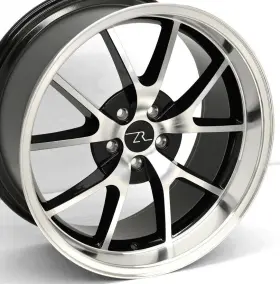 46109658 Wheel Replicas 20 Inch Black Machined Fr500 Style Wheels 20x8.5 20x10 5x114.3 Mustang S550 S197