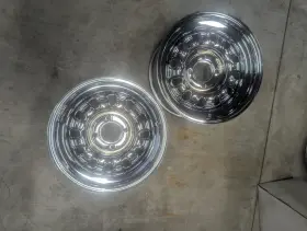 53-5704044 Wheel Vintiques Pair 15x7 Gt Rally 4 On 4.5ftft& 4.25ftft