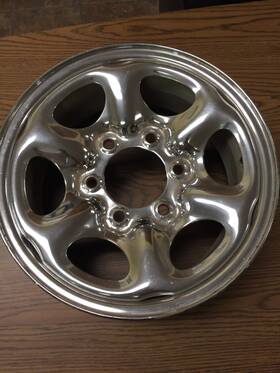 Wheels Expesss Inc. We62268 15 Inch 6 Lug Wheel Rim Hardbody Pathfinder Nissan Pickup Chrome Blem