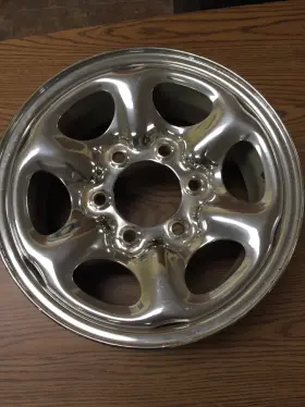 We62268 Wheels Expesss Inc. 15 Inch 6 Lug Wheel Rim Hardbody Pathfinder Nissan Pickup Chrome Blem We62268 Wheels Expesss Inc. 15 Inch 6 Lug Wheel Rim Hardbody Pathfinder Nissan Pickup Chrome Blem