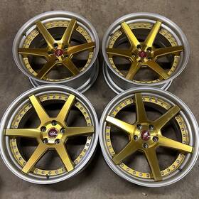 Work Zeast-st1 Used 19 Inch Zeast St1 Wheels 5x114.3 Jdm Staggered