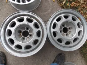 4503-2 Xbb Set Of 2 Alloy Wheels 15 X7 10 Slot 4 Bolt