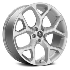 Xcess X05052035sm X05 Wheels 20x8.5 35 5x120.65 74.1 Silver Rims Set Of 4