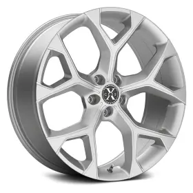 X05052035sm Xcess X05 Wheels 20x8.5 35 5x120.65 74.1 Silver Rims Set Of 4